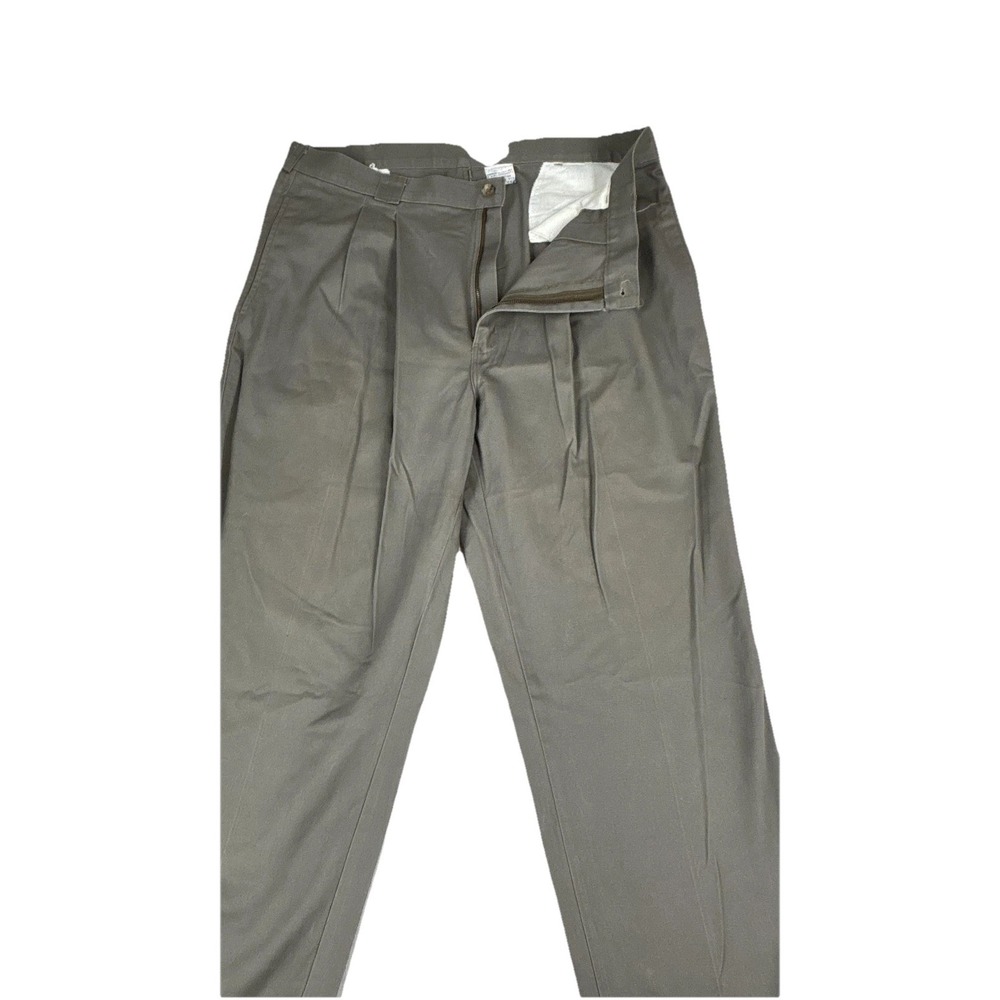 Duck Head Pants Mens 36x32 Olive Pleated Front‎ Chino Dress Trousers Classic Fit